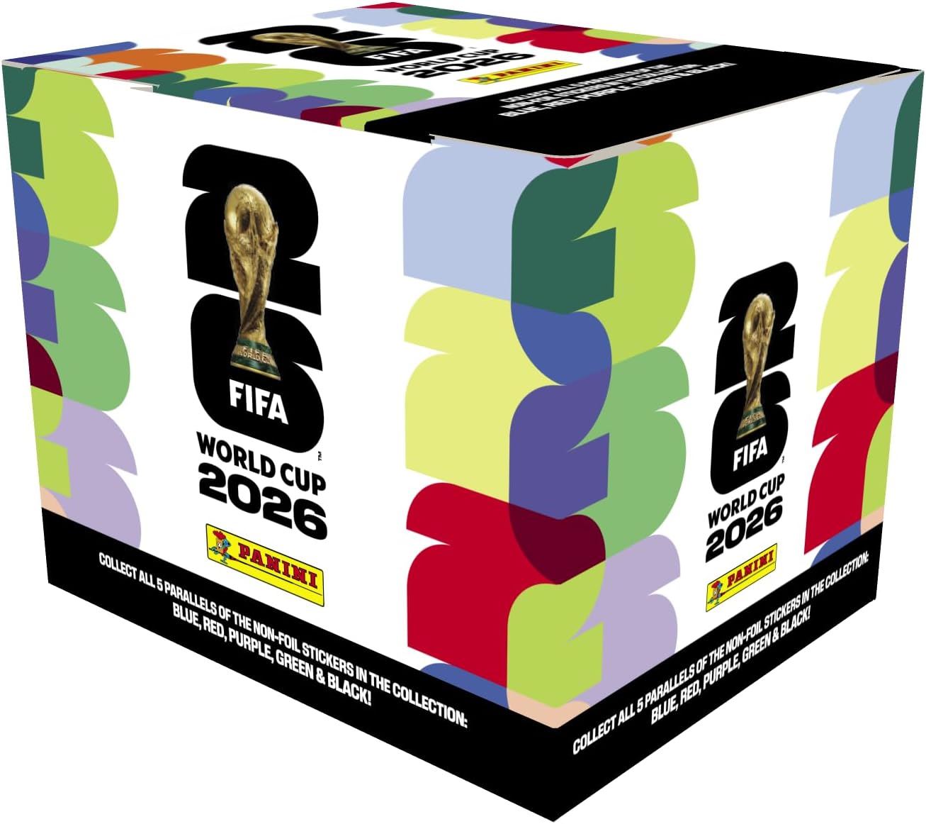 FIGURAS ADHESIVAS  COPA Mundial 2026 PACK DE  50 Sobres EN TOTAL 350 FIGURAS